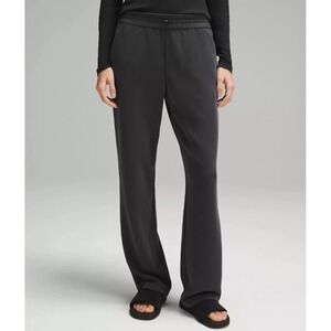 Lululemon softstreme high rise sweats size 2 black athleisure lounge